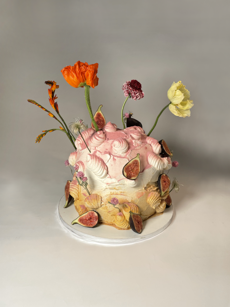 Un gâteau personnalisé inspiré des couleurs d'un tableau d'Arcmanoro Niles.
