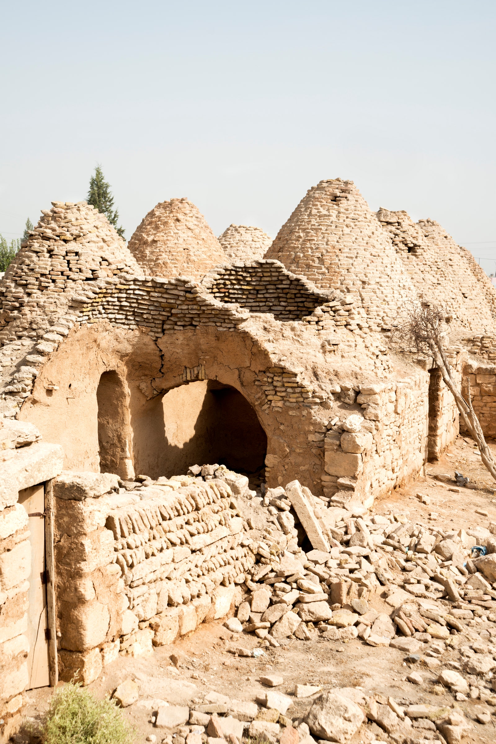 Les maisons de la ruche spécifiques à la région de Harran à SanliurfaTurquie.