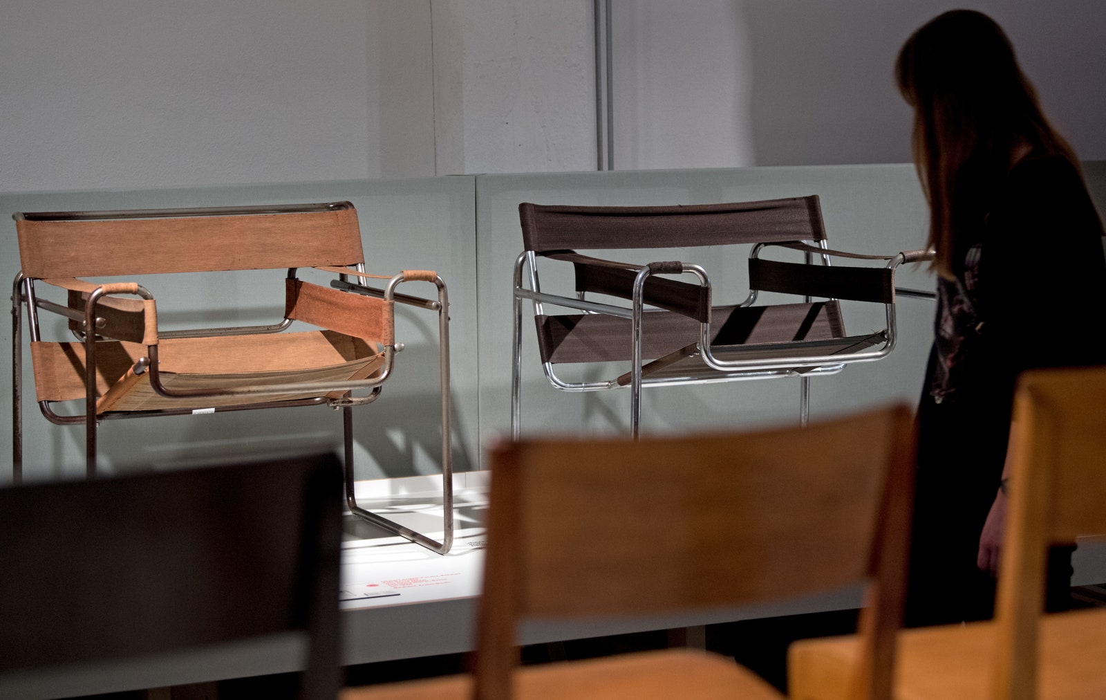 Les chaises longues de Marcel Breuer peuvent être vues lors d'une avant-première au Bauhaus de DessauRosslau Allemagne le 12 avril 2017. Le. . .
