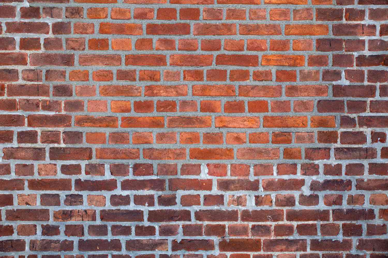 Mur de brique restauré